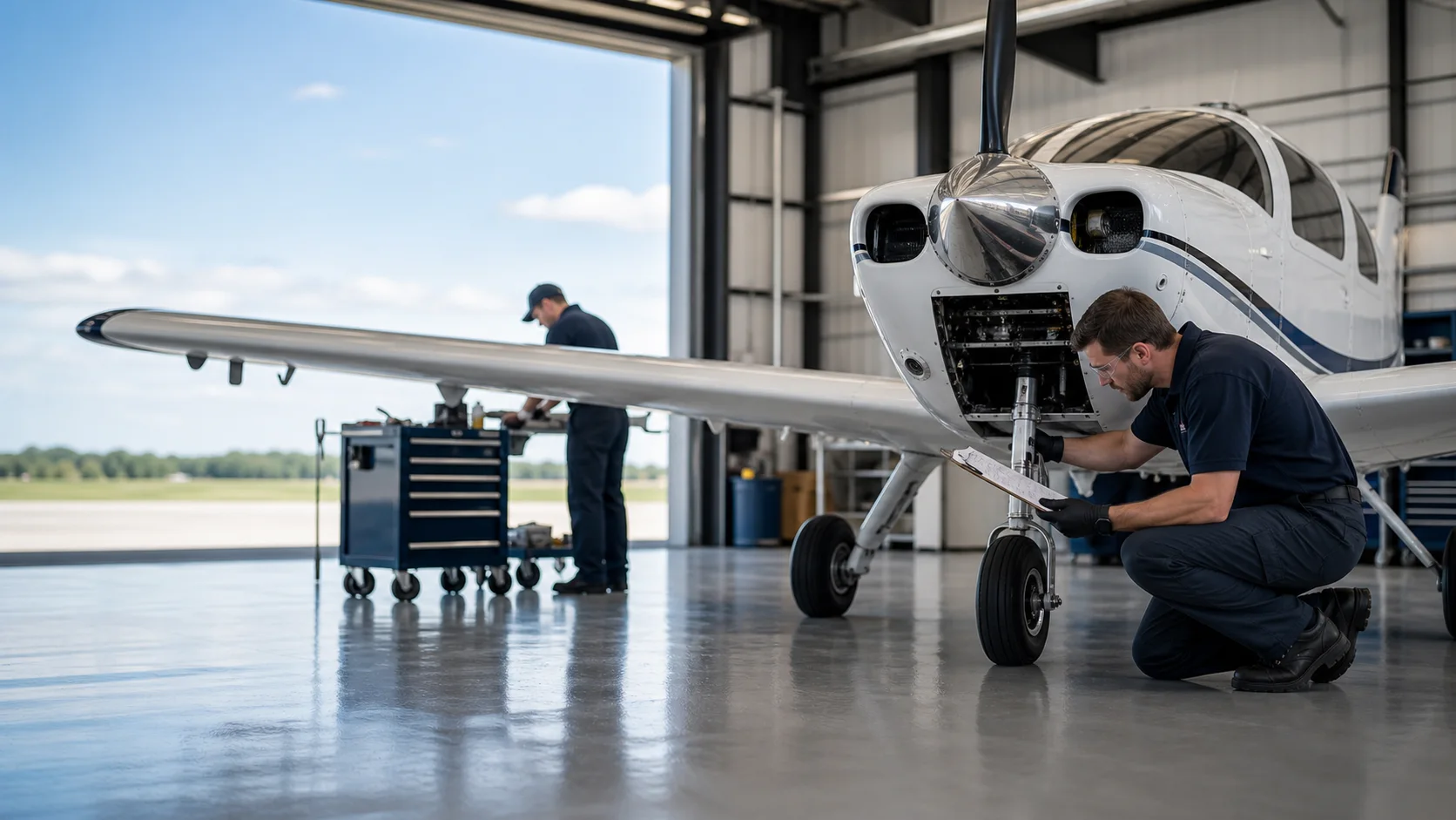 Pre-buy maintenance review before an Apopka aircraft purchase